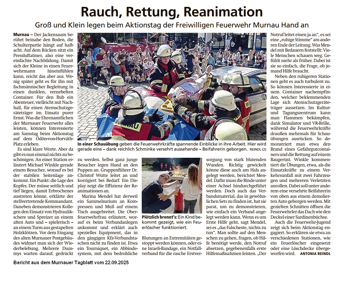 Zeitungsbericht